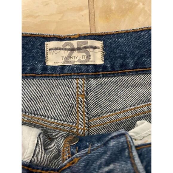 Free People We The Free Big Sur Coast Boyfriend Shorts Size 25 - Picture 9 of 9